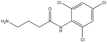 4-amino-N-(2,4,6-trichlorophenyl)butanamide Struktur