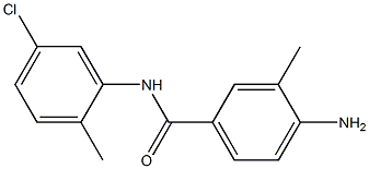 4-amino-N-(5-chloro-2-methylphenyl)-3-methylbenzamide Struktur