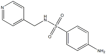 4-amino-N-(pyridin-4-ylmethyl)benzene-1-sulfonamide Struktur