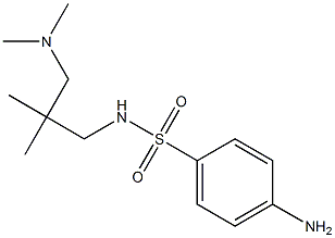 4-amino-N-{2-[(dimethylamino)methyl]-2-methylpropyl}benzene-1-sulfonamide Struktur