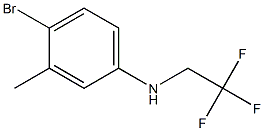 4-bromo-3-methyl-N-(2,2,2-trifluoroethyl)aniline Struktur