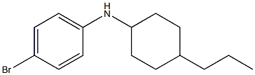 4-bromo-N-(4-propylcyclohexyl)aniline Struktur