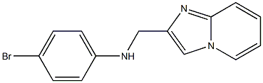 4-bromo-N-{imidazo[1,2-a]pyridin-2-ylmethyl}aniline Struktur