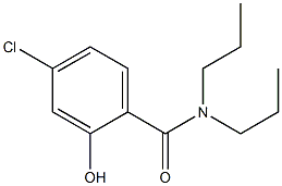 4-chloro-2-hydroxy-N,N-dipropylbenzamide Struktur