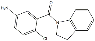 4-chloro-3-(2,3-dihydro-1H-indol-1-ylcarbonyl)aniline Struktur