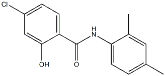 4-chloro-N-(2,4-dimethylphenyl)-2-hydroxybenzamide Struktur