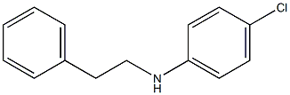 4-chloro-N-(2-phenylethyl)aniline Struktur