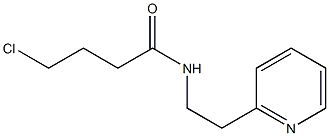 4-chloro-N-(2-pyridin-2-ylethyl)butanamide Struktur