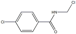 4-chloro-N-(chloromethyl)benzamide Struktur