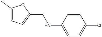 4-chloro-N-[(5-methylfuran-2-yl)methyl]aniline Struktur