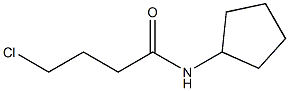 4-chloro-N-cyclopentylbutanamide Struktur