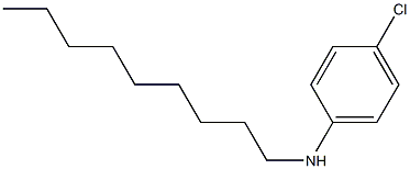 4-chloro-N-nonylaniline Struktur