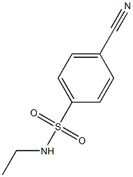 4-cyano-N-ethylbenzenesulfonamide Struktur