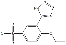 4-ethoxy-3-(1H-tetrazol-5-yl)benzenesulfonyl chloride Struktur