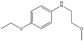 4-ethoxy-N-(2-methoxyethyl)aniline Struktur