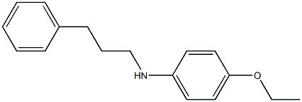 4-ethoxy-N-(3-phenylpropyl)aniline Struktur