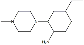 4-ethyl-2-(4-methylpiperazin-1-yl)cyclohexanamine Struktur