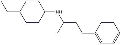 4-ethyl-N-(4-phenylbutan-2-yl)cyclohexan-1-amine Struktur