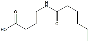 4-hexanamidobutanoic acid Struktur