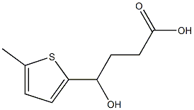 4-hydroxy-4-(5-methylthiophen-2-yl)butanoic acid Struktur