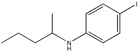 4-iodo-N-(pentan-2-yl)aniline Struktur