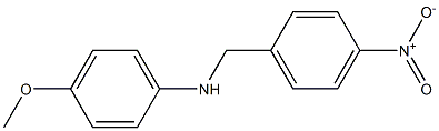 4-methoxy-N-[(4-nitrophenyl)methyl]aniline Struktur