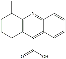 4-methyl-1,2,3,4-tetrahydroacridine-9-carboxylic acid Struktur