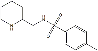 4-methyl-N-(piperidin-2-ylmethyl)benzene-1-sulfonamide Struktur