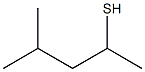 4-methylpentane-2-thiol Struktur