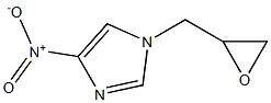 4-nitro-1-(oxiran-2-ylmethyl)-1H-imidazole Struktur