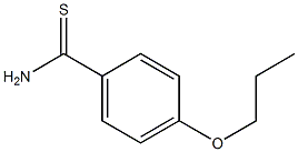 4-propoxybenzenecarbothioamide Struktur