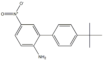 4'-tert-butyl-5-nitro-1,1'-biphenyl-2-amine Struktur