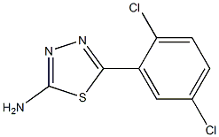 5-(2,5-dichlorophenyl)-1,3,4-thiadiazol-2-amine Struktur