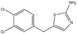 5-(3,4-dichlorobenzyl)-1,3-thiazol-2-amine Struktur