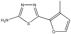 5-(3-methylfuran-2-yl)-1,3,4-thiadiazol-2-amine Struktur