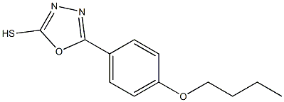 5-(4-butoxyphenyl)-1,3,4-oxadiazole-2-thiol Struktur