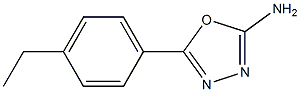 5-(4-ethylphenyl)-1,3,4-oxadiazol-2-amine Struktur