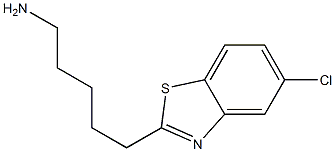 5-(5-chloro-1,3-benzothiazol-2-yl)pentan-1-amine Struktur