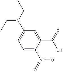 5-(diethylamino)-2-nitrobenzoic acid Struktur