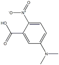 5-(dimethylamino)-2-nitrobenzoic acid Struktur