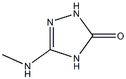 5-(methylamino)-2,4-dihydro-3H-1,2,4-triazol-3-one Struktur