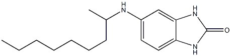 5-(nonan-2-ylamino)-2,3-dihydro-1H-1,3-benzodiazol-2-one Struktur