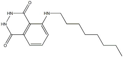 5-(octylamino)-1,2,3,4-tetrahydrophthalazine-1,4-dione Struktur