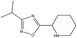 5-(piperidin-2-yl)-3-(propan-2-yl)-1,2,4-oxadiazole Struktur