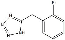 5-[(2-bromophenyl)methyl]-1H-1,2,3,4-tetrazole Struktur