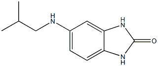 5-[(2-methylpropyl)amino]-2,3-dihydro-1H-1,3-benzodiazol-2-one Struktur