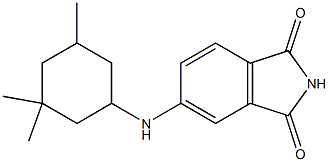 5-[(3,3,5-trimethylcyclohexyl)amino]-2,3-dihydro-1H-isoindole-1,3-dione Struktur