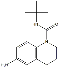 6-amino-N-tert-butyl-1,2,3,4-tetrahydroquinoline-1-carboxamide Struktur