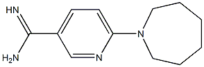 6-azepan-1-ylpyridine-3-carboximidamide Struktur