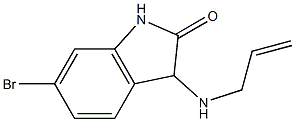 6-bromo-3-(prop-2-en-1-ylamino)-2,3-dihydro-1H-indol-2-one Struktur